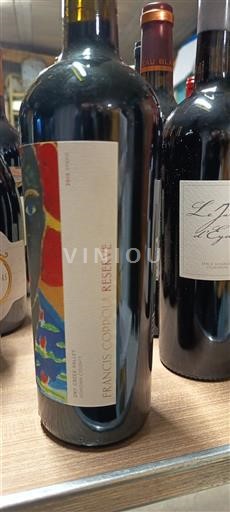 Californische AVA's Sonoma Coast Francis Coppola Réserve 2015