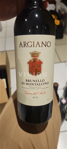Toscana Brunello di Montalcino. Argiano Vigna del Suolo 2019