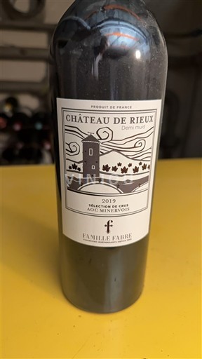 Languedoc Minervois Château Rieux Sélection de Crus Demi muids 2019