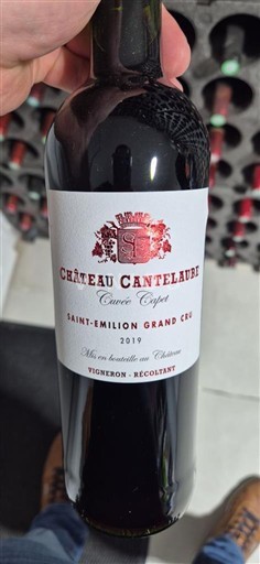 Bordeaux Saint-Émilion Grand Cru Château Cantelaudre Cupel 2019