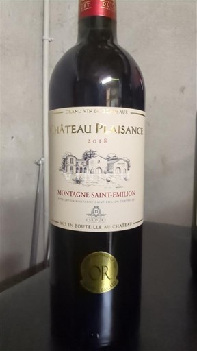 Bordeaux Montagne-saint-émilion Château Plaisance 2018