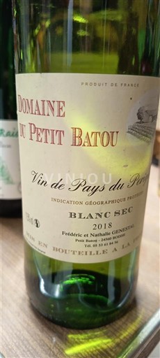 Zuidwest-Frankrijk Niet gespecificeerd Domaine Petit Batou 2018