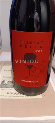 Thung lũng sông Loire Không được chỉ định Jérémie Huchet Chapeau Melon Rouge 2022