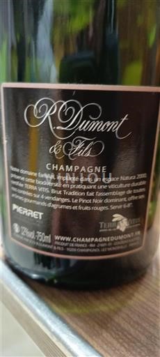 Šampanja Šampanjec R. Dumont & Fils Brut Tradition Neleten.