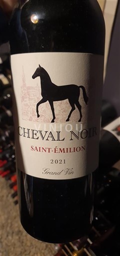 Bordo Saint-Émilion Cheval Noir 2021