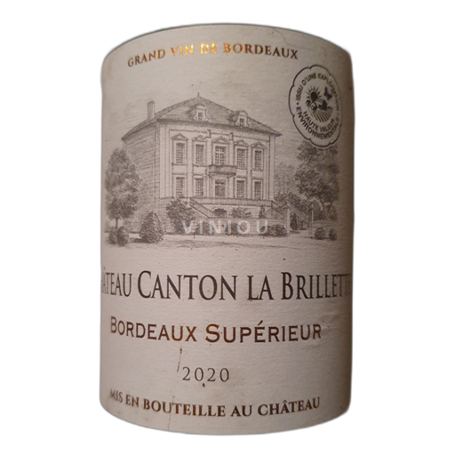Bordeaux Bordeaux Supérieur Château Canton La Brillet 2020