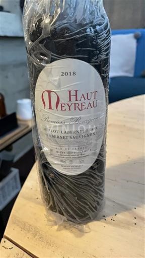 Bordeaux Bordeaux supérieur Haut Meyreau Premiers Barriques 2018