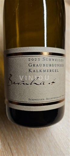 Palatinado Bernhart Schweigen Grauburgunder Kalkmergel 2023