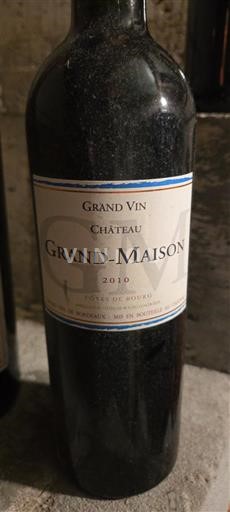 Bordeaux Côtes-de-Bourg Château Grand-Maison 2010