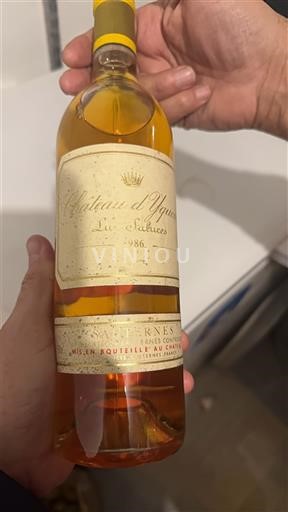 Bordeaux Sauternes Premier Cru Château Yquem 1986