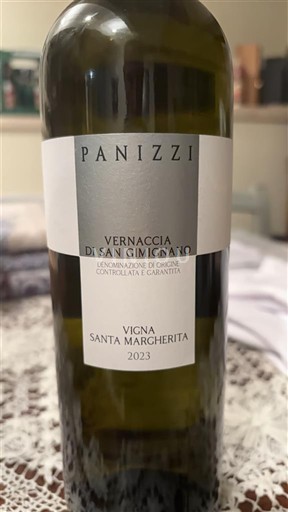 Vinos Blanc sec Vigna Santa Margherita Panizzi 2023 Italia Toscana Vernaccia di San Gimignano DOCG