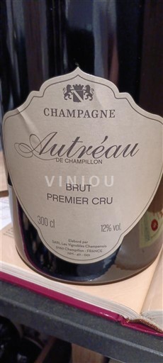 Šampanja Šampanjec Autréau de Champillon Brut Premier Cru 2020