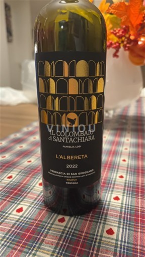 Toscane Vernaccia di San Gimignano Il Colombaio di Santa Chiara L'Albereta 2022