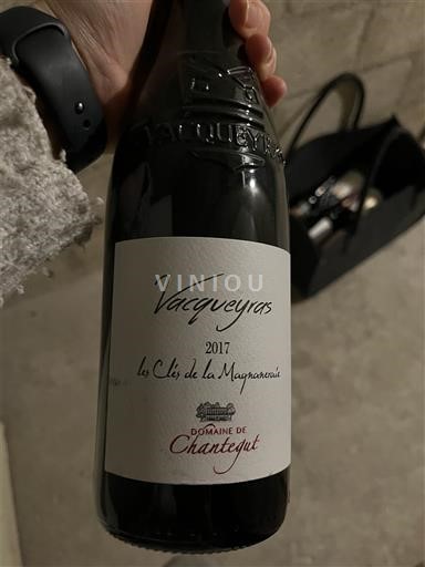 Rhône Valley Vacqueyras Domaine Chantegut Les Clés de la Magnaneraie 2017