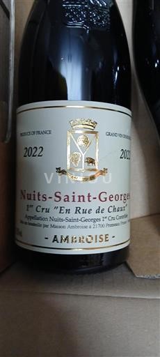 Burgundy Nuits-Saint-Georges Premier Cru Ambroise En Rue de Chaux 2022