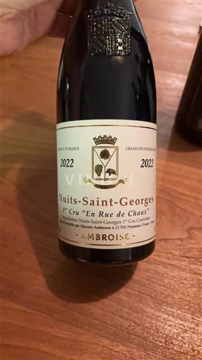 Bourgogne Nuits-saint-georges Premier Cru Ambroise En Rue de Chaux 2022
