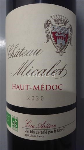 Bordeaux Haut-Médoc Château Micalet 2020
