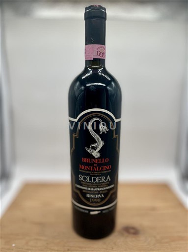 Toscana Brunello di Montalcino. Soldera Brunello di Montalcino Riserva 1990