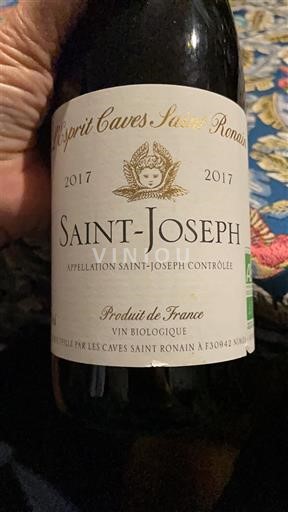 Údolí Rhôny Saint-Joseph Les Caves Saint Ronain L'Esprit Caves Saint Ronain 2017