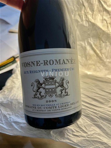 Borgoña Vosne-romanée Premier Cru Domaine Comte Liger-Belair Aux Reignots - Premier Cru 2008