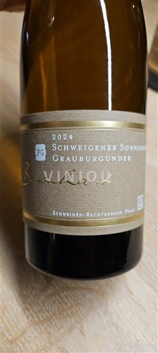 Palatinado Bernhart Schweigener Sonnenberg FG Grauburgunder 2024