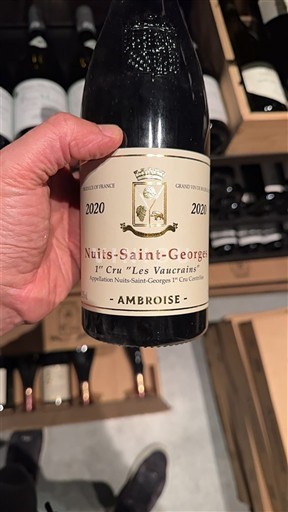 Burgundi Nuits-saint-georges Premier Cru Ambroise 1er Cru Les Vaucrains 2020