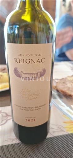 Bordeaux Bordeaux Supérieur Château Reignac Grand Vin de Reignac 2021