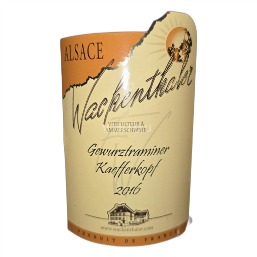 Alsasko Alsasko Grand Cru Wackenthaler Gewurztraminer Kaefferkopf 2016