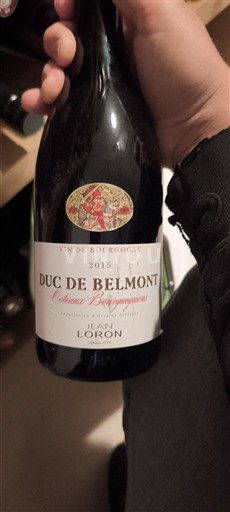 Bourgogne Bourgognebackar Duc de Belmont 2015
