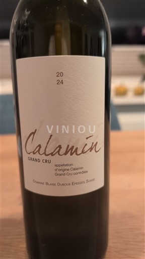 Vaud Lavaux ZGP Domaine Blaise Duboux Calamin 2024