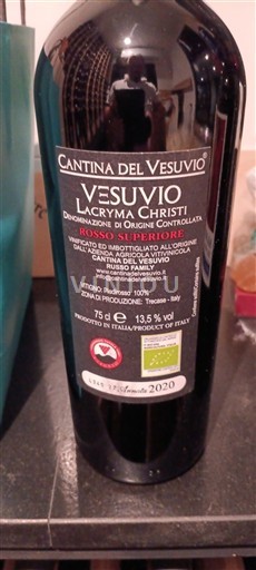 Campania Non specificato Cantina del Vesuvio Lacryma Christi Rosso Superiore 2020