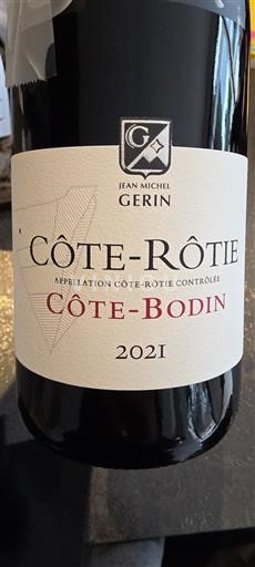Rhône Valley Côte-Rôtie Jean-Michel Gérin Côte-Bodin 2021