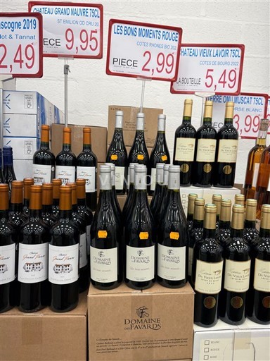 Rhônen laakso Côtes-du-rhône Domaine Des Favards Ei vuosikertaa