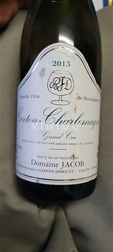 Bourgogne Corton-Charlemagne Grand Cru Domaine Jacob 2013