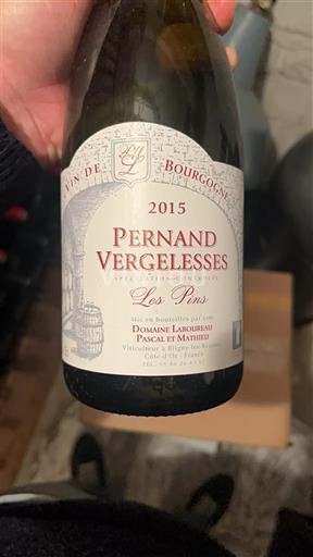 Burgundi Pernand-vergelesses Domaine Laboureau Pascal et Mathieu Les Pins 2015