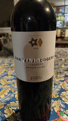 Languedoque Cabardès Château Lorgeril Grande 2016