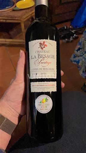 Sudoeste Côtes de Bergerac Château La Besage Prestige 2020