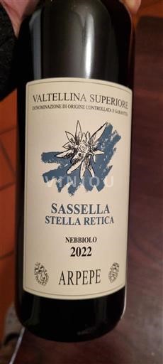 Lombardia Valtellina Superiore ARPEPE Sassella Stella Retica 2022