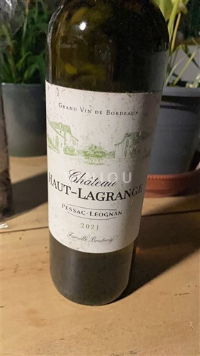 Burdeos Pessac-Léognan Château Haut-Lagrange 2021