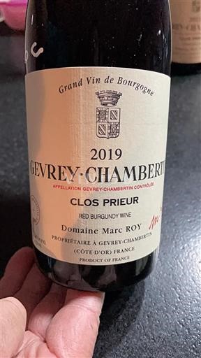 Burgundsko Gevrey-Chambertin Domaine Marc Roy Clos Prieur 2019