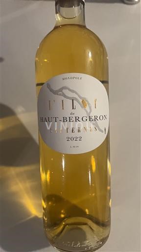 Bordeaux Sauternes Haut-Bergeron L'Île 2022