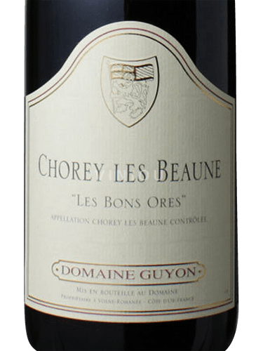 Burgundy Chorey-lès-Beaune Domaine Guyon Les Bons Ores 2001