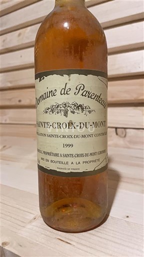 Bordeaux Sainte-Croix-Du-Mont Domaine Parenteau 1999