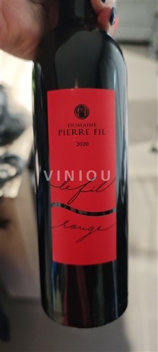 Languedoc Minervois Domaine Pierre Fil Le Fil Rouge 2020