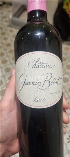 Bordeaux Castillon-côtes-de-bordeaux Château Joanin Bécot 2015