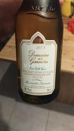 Vallée de la Loire Muscadet-sèvre-et-maine Domaine La Garenne Vieilles Vignes 2023
