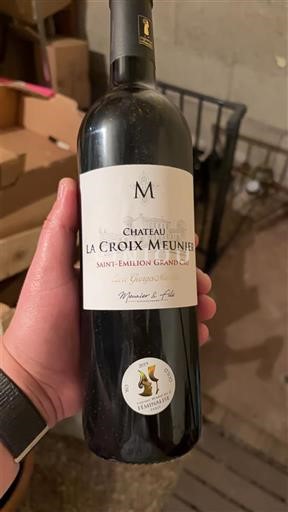 Bordeaux Saint-Émilion Grand Cru Grand Cru Château La Croix Meunier 2019