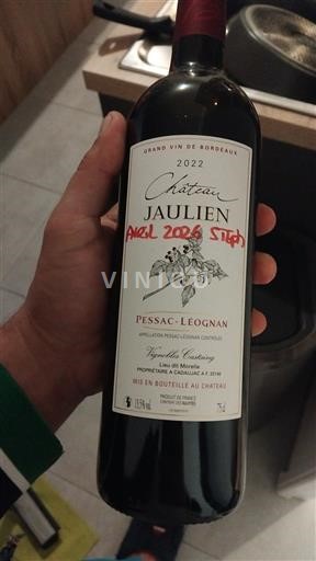 Bordeaux Pessac-Léognan Château Jaulien 2022