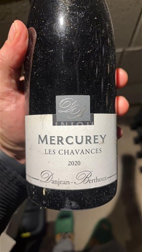 Burgundy Mercurey Danjean-Berthoux Les Chavances 2020