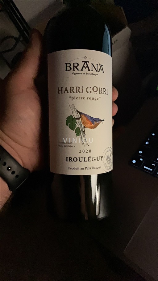 Sudoeste Irouléguy Domaine Brana Harri Gorri 2020